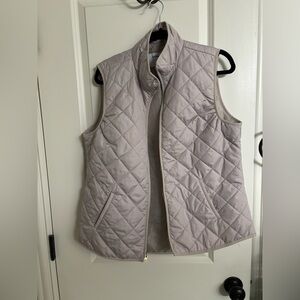 Quilted Light Taupe Vest